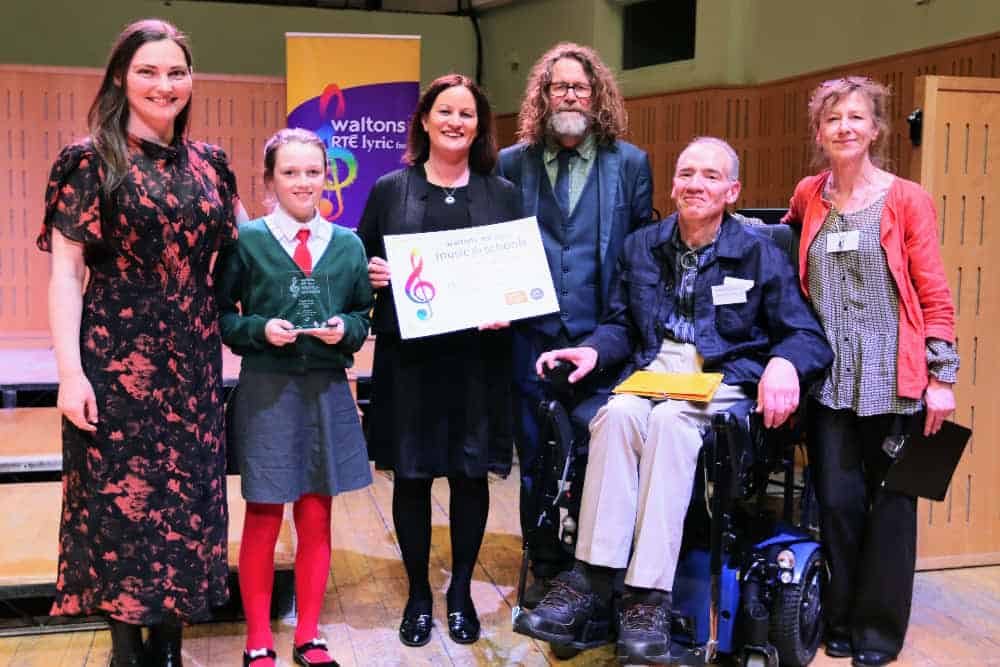 Gaelscoil Aonach Urmhumhan Prize Presentation